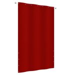 vidaXL Écran de balcon Rouge 140x240 cm Tissu Oxford