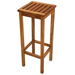 vidaXL Tabourets de bar lot de 2 bois d'acacia massif