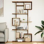 vidaXL Bibliothèque vieux bois 92x29x188 cm bois d'ingénierie