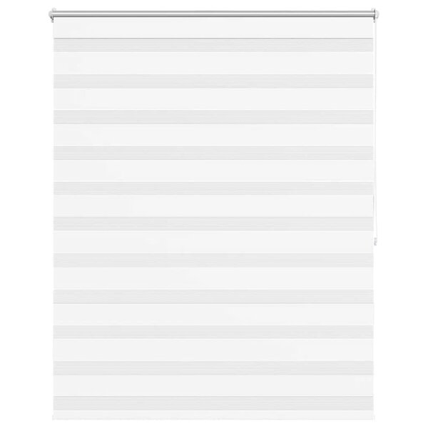 vidaXL Store vénitien Zebra 120 9 x 175 cm  largeur du tissu 116 7 cm  blanc