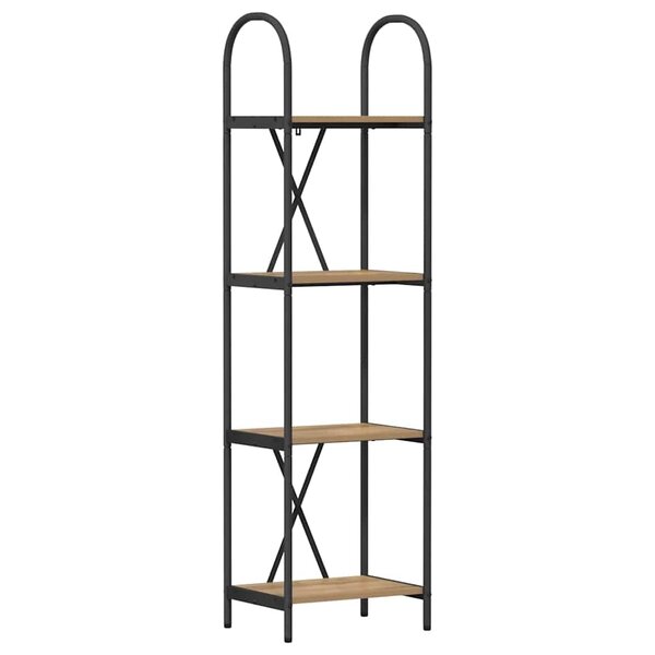 vidaXL Étagère Chêne artisanal 40 x 30 x 146 cm Bois d'ingénierie