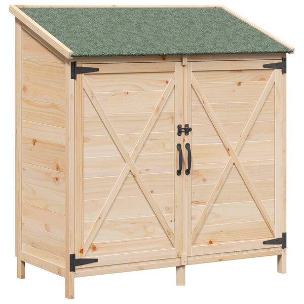 vidaXL Abri de jardin Naturel 106 x 56 x 113 5 cm Bois de Sapin Massif