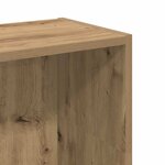 vidaXL Bibliothèque chêne artisanal 80x24x109 cm bois d'ingénierie