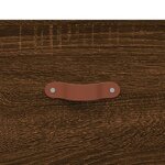 vidaXL Tables de chevet murales 2 Pièces chêne marron 35x35x20 cm