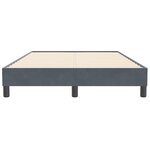vidaXL Sommier à lattes de lit sans matelas gris foncé 120x210 cm