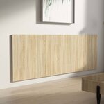 vidaXL Tête de lit murale Chêne sonoma 240x1 5x80 cm Bois d'ingénierie