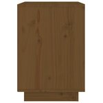 vidaXL Table de chevet Marron miel 40x35x50 cm Bois de pin massif