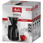 Melitta easy therm ii 1023-06 - cafetiere filtre 1l - 1050 w - noir