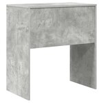 vidaXL Bureau Gris béton 70 x 40 x 76 cm Bois d'ingénierie