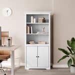 vidaXL Bibliothèque BODO blanc 80 x 40 x 172 cm bois de pin massif