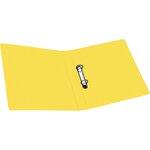 Classeur à anneaux 'EUROFOLIO'  mécanisme à 2 anneaux jaune ELBA