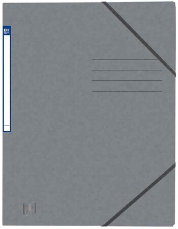 Chemise à élastique Top File+, A4, gris OXFORD