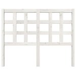 vidaXL Tête de lit Blanc 125 5x4x100 cm Bois massif de pin