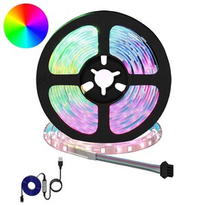 vidaXL Bande LED 12 Pièces Noir et Transparent 3000 mm
