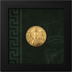 Pièce de monnaie en or 250 dollars g 31.1 (1 oz) millésime 2023 sparta sparta