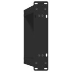 vidaXL Pieds de table basse en U 2 pièces Noir 28 x (42-43) cm Acier