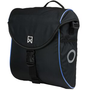 Willex Sacoche de vélo 300 S 12 L Noir et bleu