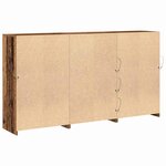 vidaXL Buffet Bois ancien 202 x 37 x 100 cm Bois d'ingénierie