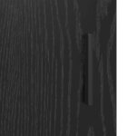 vidaXL Buffet Chêne noir 35 x 35 5 x 76 cm Bois d'ingénierie