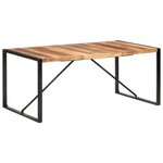 vidaXL Table à manger 180x90x75 cm bois massif