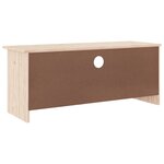 vidaXL Meuble TV avec tiroirs ALTA 100x35x41 cm bois massif de pin