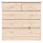 vidaXL Commode ALTA 77x35x73 cm bois massif de pin