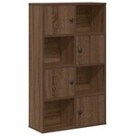vidaXL Bibliothèque chêne marron 60x24x101 5 cm bois d'ingénierie