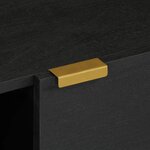 vidaXL Table basse Noir 80x50x40 cm Bois d'ingénierie