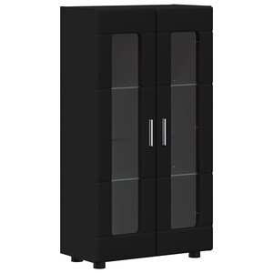 vidaXL Buffet FLORIN Noir 55 5 x 29 x 103 cm Bois d'ingénierie