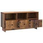 vidaXL Meuble TV Bois ancien 102 x 34 5 x 50 cm Bois d'ingénierie