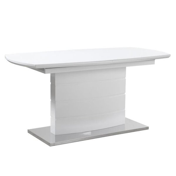 Table de séjour extensible 8/10 personnes - Laqué blanc - GRANADA