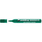 Marqueur Permanent 2000C Corps Alu Vert pointe Ronde 1 5-3 mm x 10 EDDING