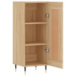 vidaXL Buffet Chêne sonoma 34 5x34x90 cm Bois d'ingénierie