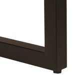 vidaXL Table basse 100x50x35 cm Bois de récupération solide et acier