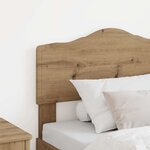 vidaXL Tête de lit Chêne artisanal 100 cm Bois d'ingénierie