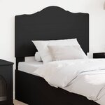 vidaXL Tête de lit Chêne noir 90 cm Bois d'ingénierie