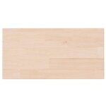 vidaXL Panneau d'étagère 40x20x1 5 cm Bois de chêne massif non traité