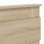 vidaXL Tête de lit Chêne Sonoma 120 cm Bois d'ingénierie