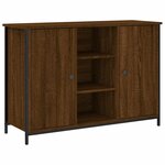 vidaXL Buffet chêne marron 100x35x70 cm bois d'ingénierie
