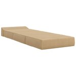 vidaXL Canapé-lit pliable Gris Vert Clair 200 x 70 x 15 cm