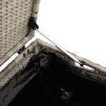 vidaXL Boîte de rangement de jardin gris clair 110x50x58 cm rotin