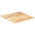 vidaXL Dessus de table Bois de manguier solide 25-27 mm 60x60 cm