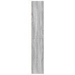 vidaXL Bibliothèque sonoma gris 60x24x143 cm bois d'ingénierie