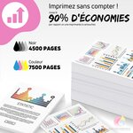 Pack compatible avec EPSON 664 ECOTANK  4 bouteilles d'encre