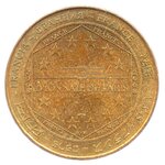 Mini médaille monnaie de paris 2008 - quatre monuments parisiens