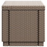 Keter Pouf de rangement Cube avec coussin Graphite