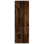 vidaXL Armoire de rangement Chêne fumé 60x29 5x90 cm