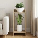 vidaXL Support de Plante Chêne Sonoma 30 x 30 x 60 cm