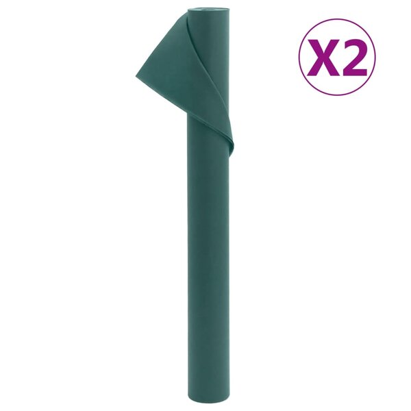 vidaXL Toison végétale 2 rouleaux 70 g/m² 10x1 6 m