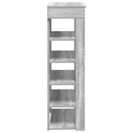 vidaXL Étagère à chaussures sonoma gris 60x30x98 cm bois d'ingénierie